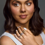 Rhea Customizable Gemstone Stackable Rings - Carter's Collective Fine Jewelry