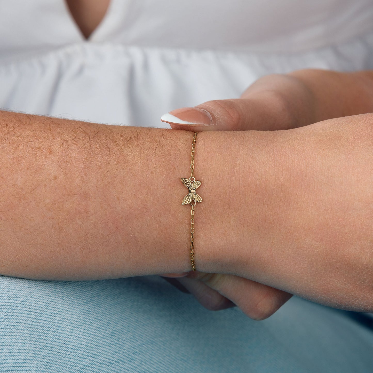 Love Letters Butterfly Charm Bracelet - Carter's Collective Fine Jewelry