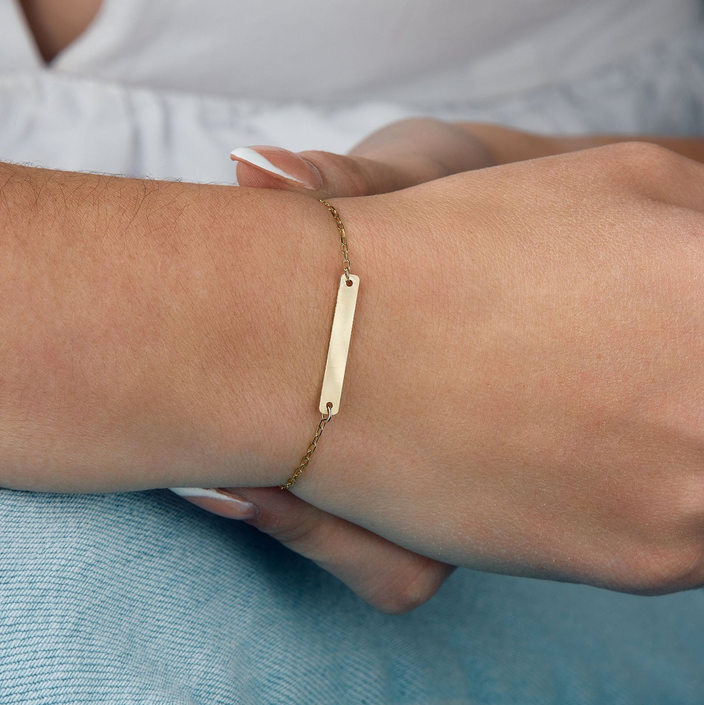 Love Letters Engravable Bar Bracelet - Carter's Collective Fine Jewelry