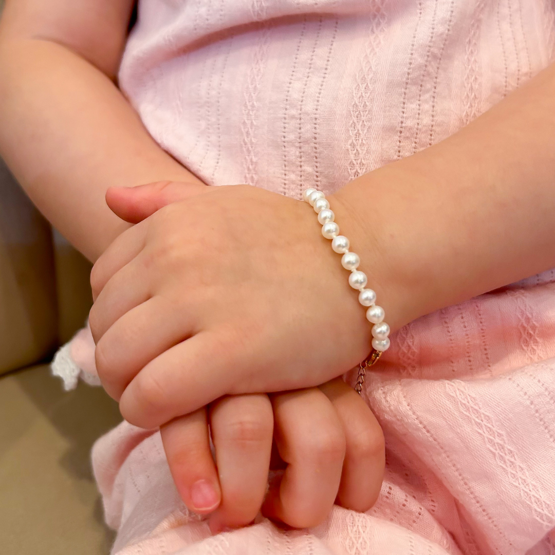 Children's Freshwater Pearl Bracele - Carter's Collective Fine Jewelry