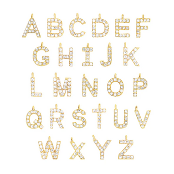 Diamond Initial Charm - Carter's Collective Fine Jewelry