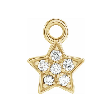 Pave Diamond Star Charm - Carter's Collective Fine Jewelry