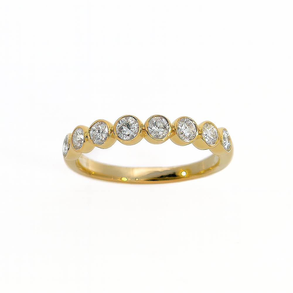 
                  
                    Lilac Bezel Set Diamond Wedding Band, 0.50 CTTW - Carter's Collective Fine Jewelry
                  
                