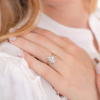 Daisy Customizable Lab Grown Diamond Engagement Ring