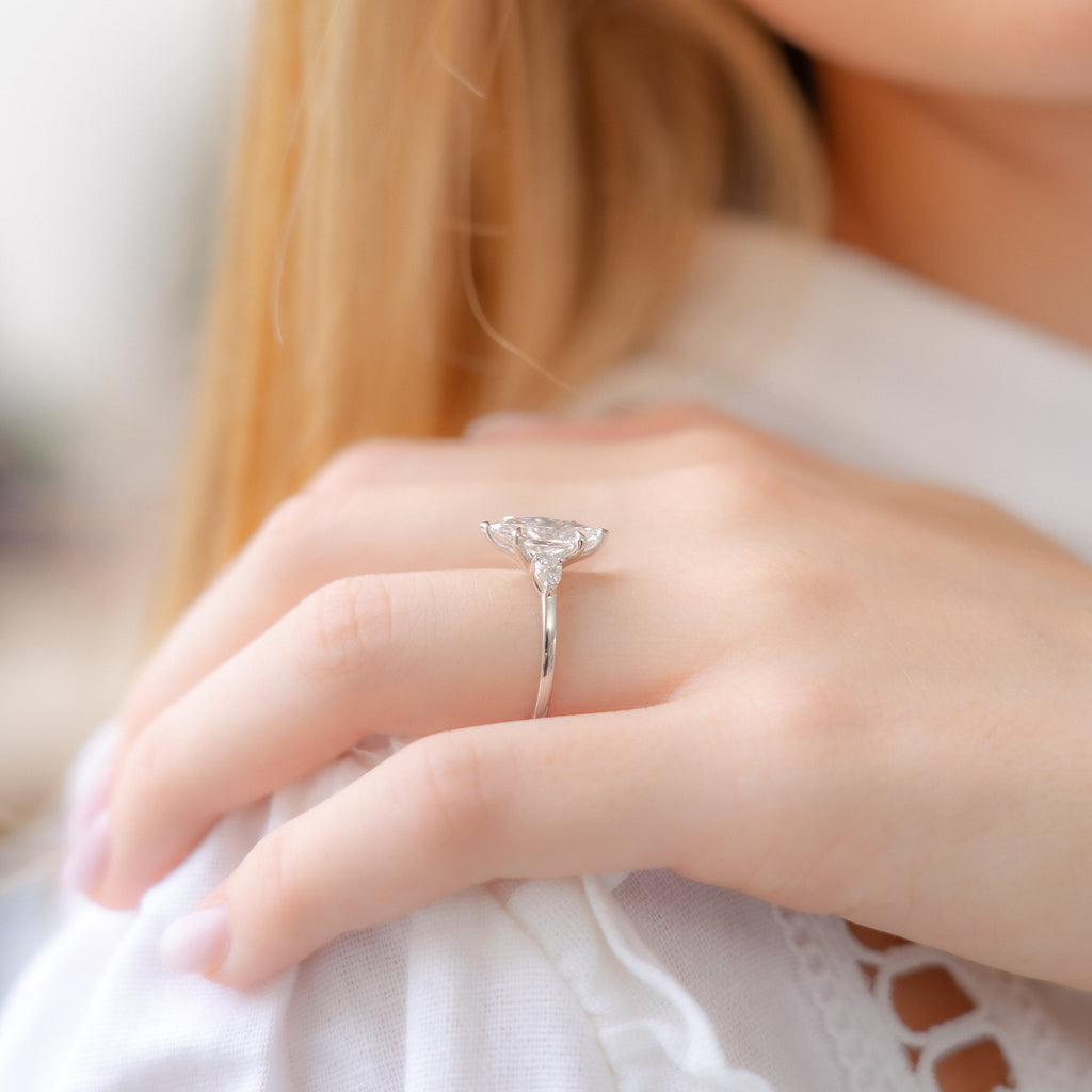 Daisy Customizable Lab Grown Diamond Engagement Ring