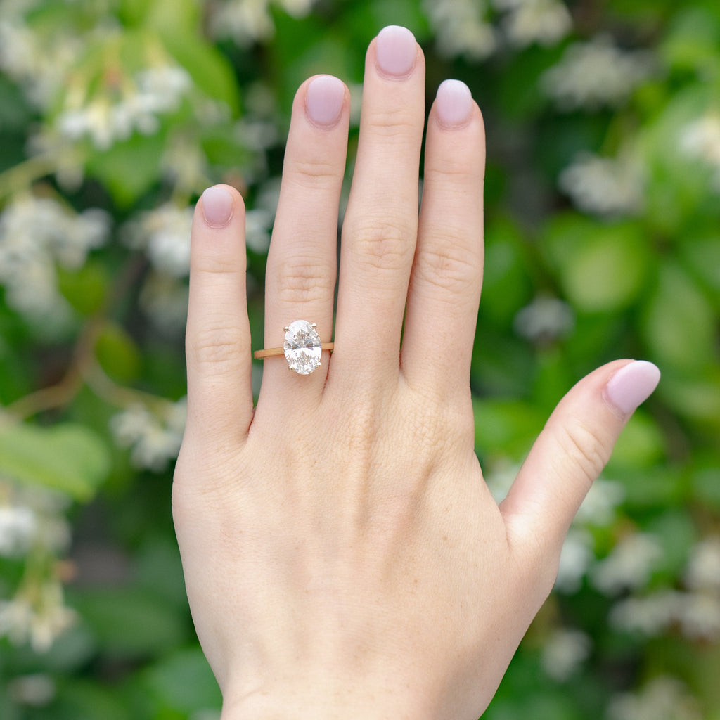 Dahlia Customizable Lab Grown Diamond Engagement Ring