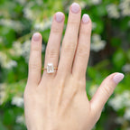 Dahlia Customizable Lab Grown Diamond Engagement Ring