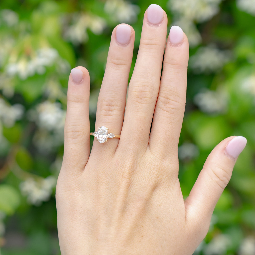 Daisy Customizable Lab Grown Diamond Engagement Ring