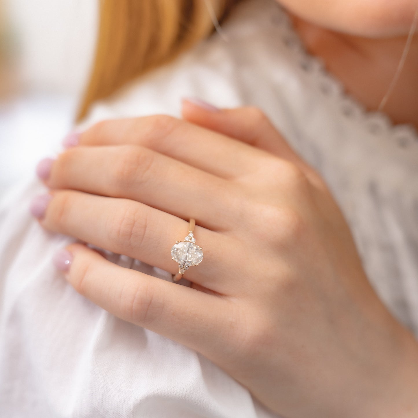 Tulip Customizable Lab Grown Diamond Engagement Ring