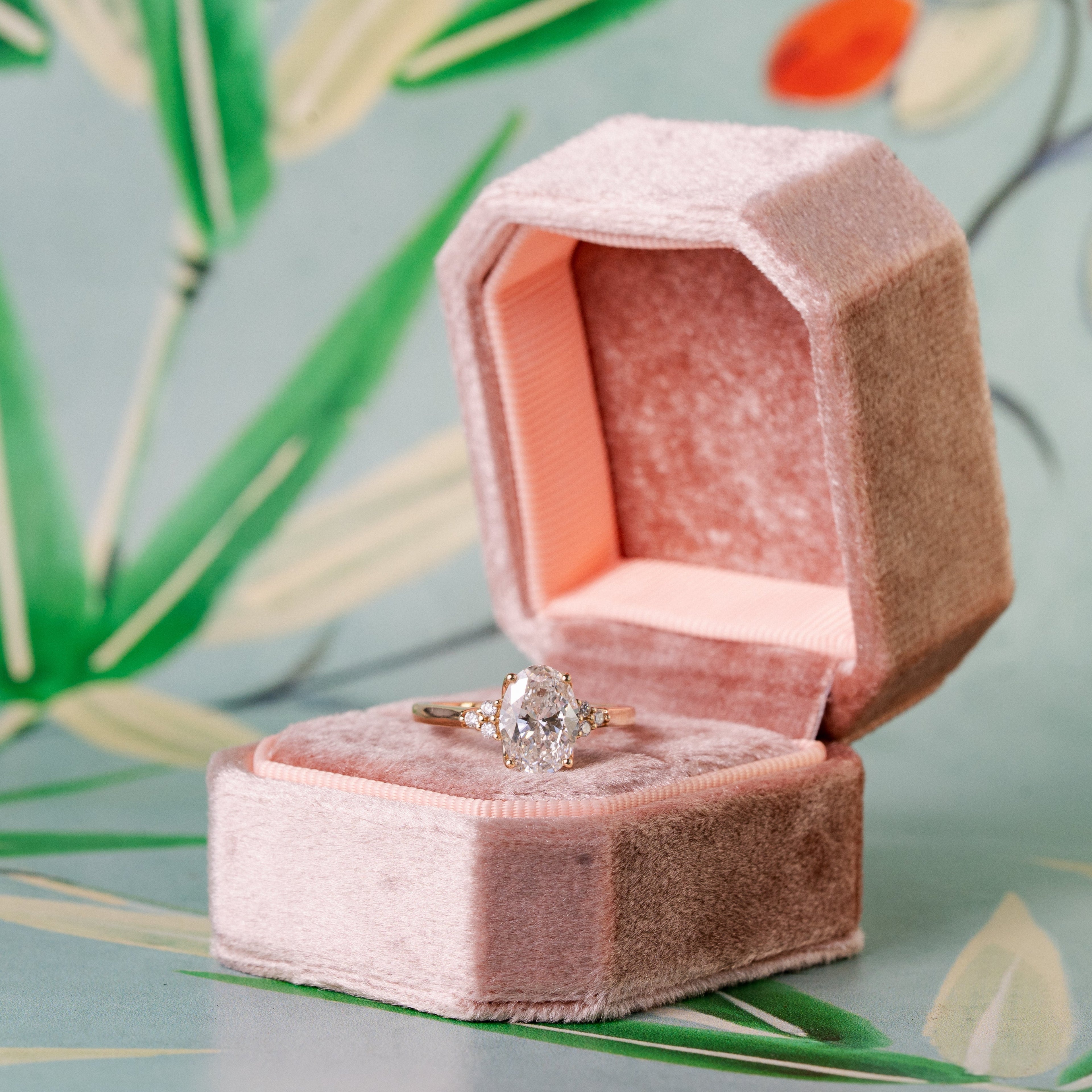 Tulip Customizable Lab Grown Diamond Engagement Ring