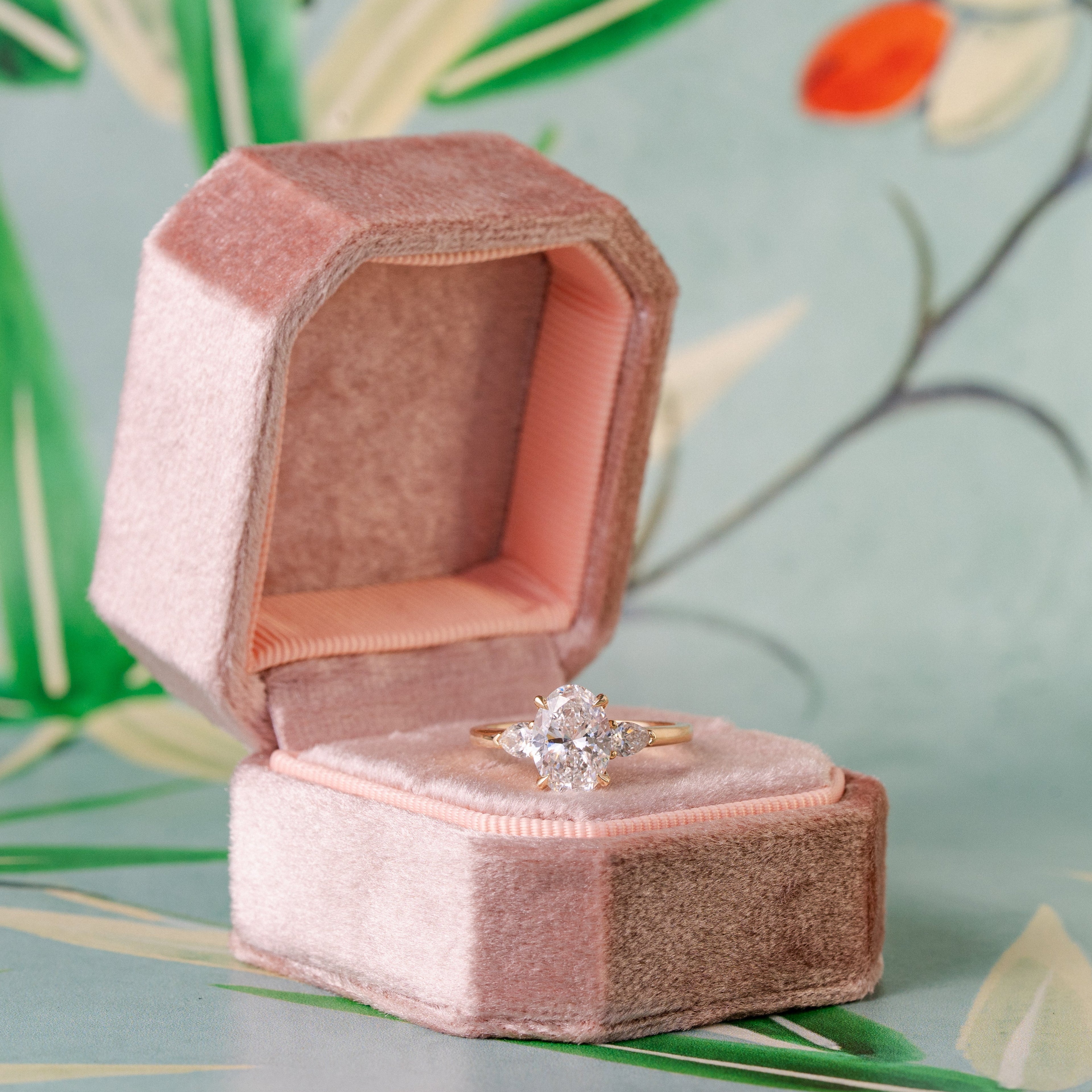 Daisy Customizable Lab Grown Diamond Engagement Ring