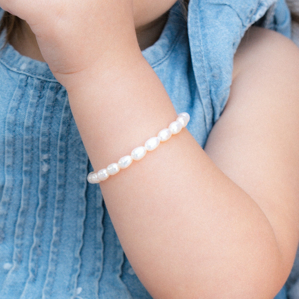 Children's Freshwater Pearl Stretch Bracelet