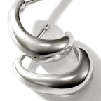 John Hardy Surf J Hoop Earring, 15.5MM - Carter's Collective Fine Jewelry