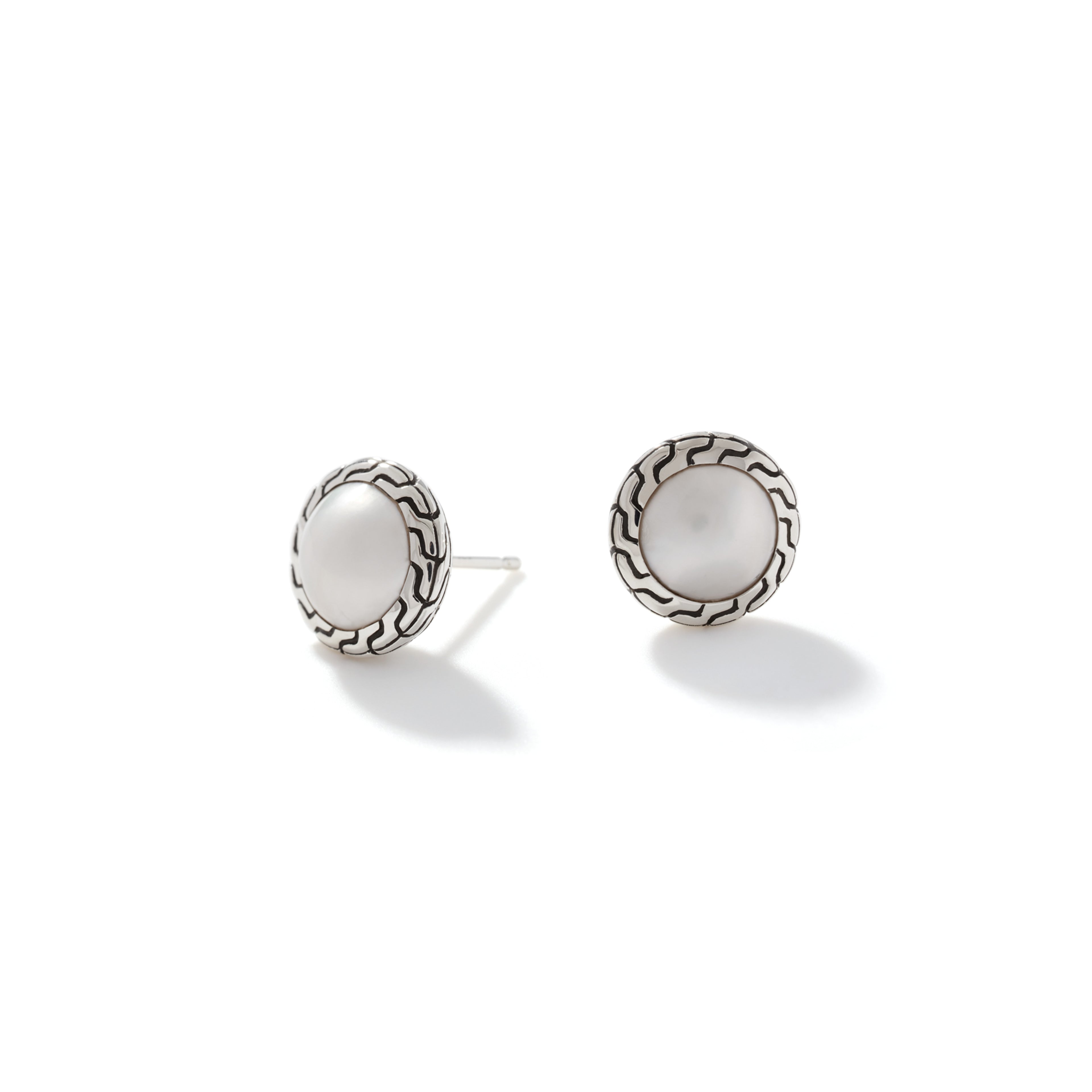John Hardy Pearl Stud Earring - Carter's Collective Fine Jewelry