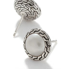 John Hardy Pearl Stud Earring - Carter's Collective Fine Jewelry