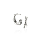 John Hardy JH Essential Crossover Earring, 20.5 MM - Carter's Collective Fine Jewelry