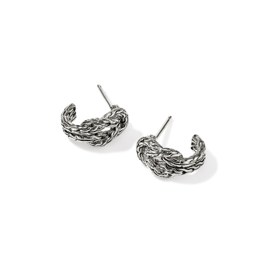 John Hardy Love Knot Hoop Earring, 13MM - Carter's Collective Fine Jewelry