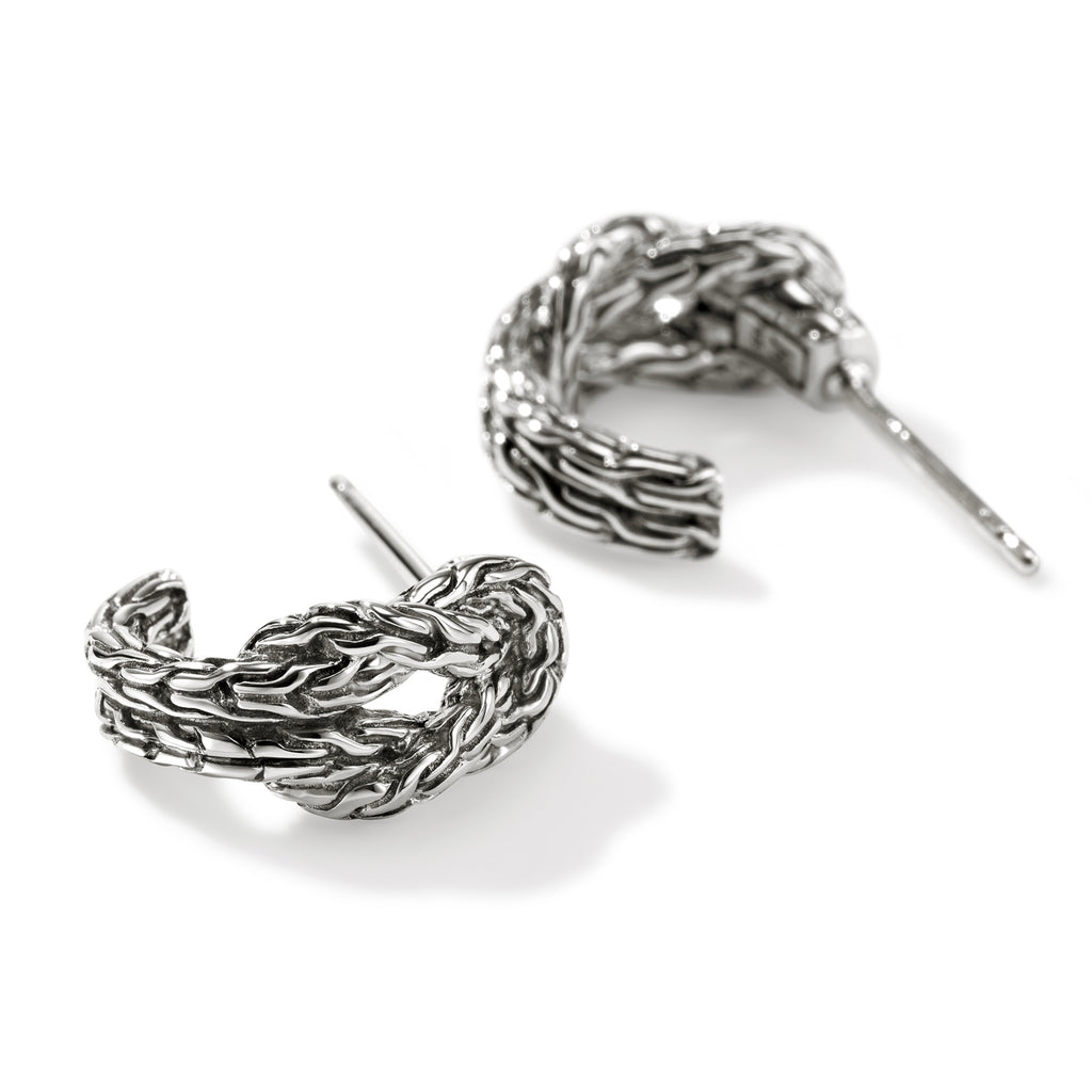 John Hardy Love Knot Hoop Earring, 13MM - Carter's Collective Fine Jewelry