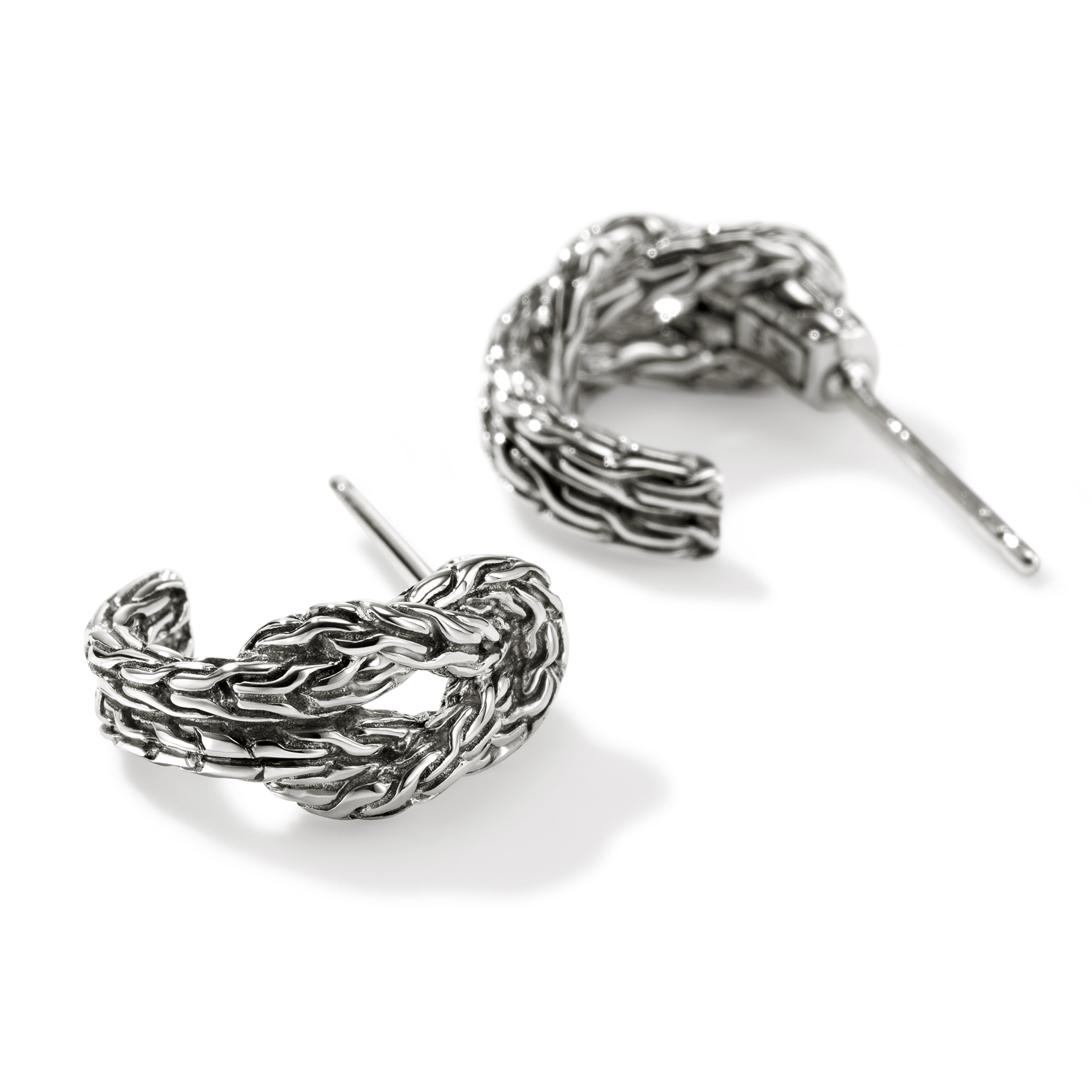 John Hardy Love Knot Hoop Earring, 13MM - Carter's Collective Fine Jewelry