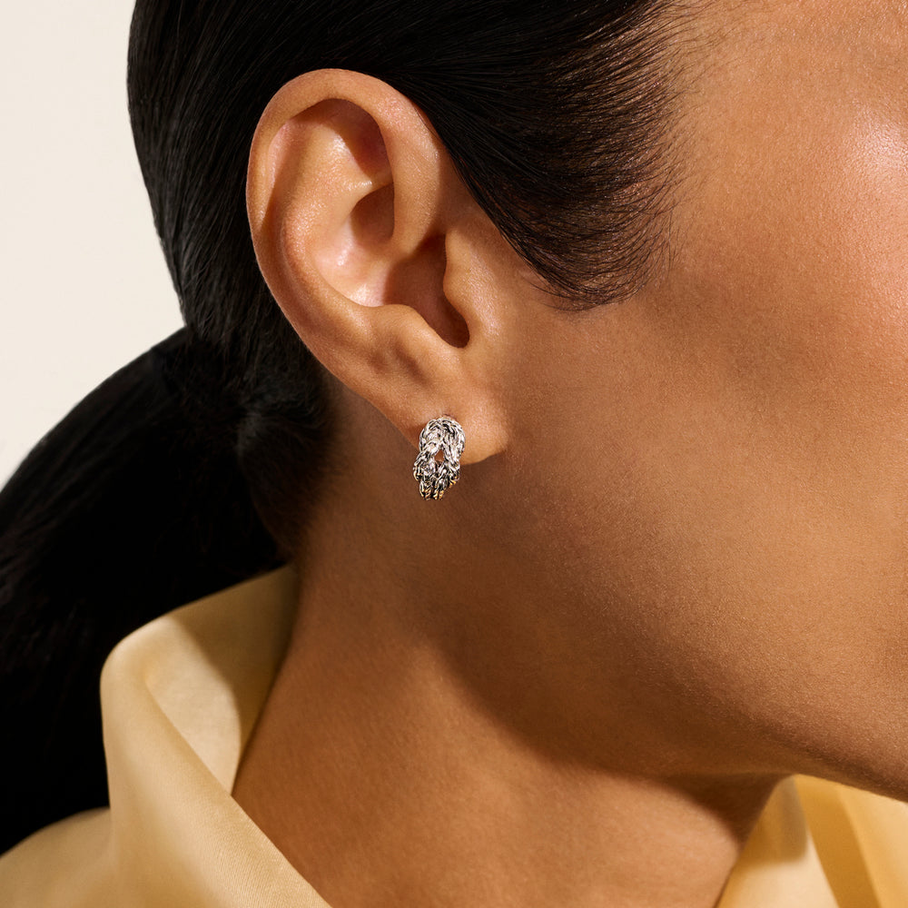 John Hardy Love Knot Hoop Earring, 13MM - Carter's Collective Fine Jewelry