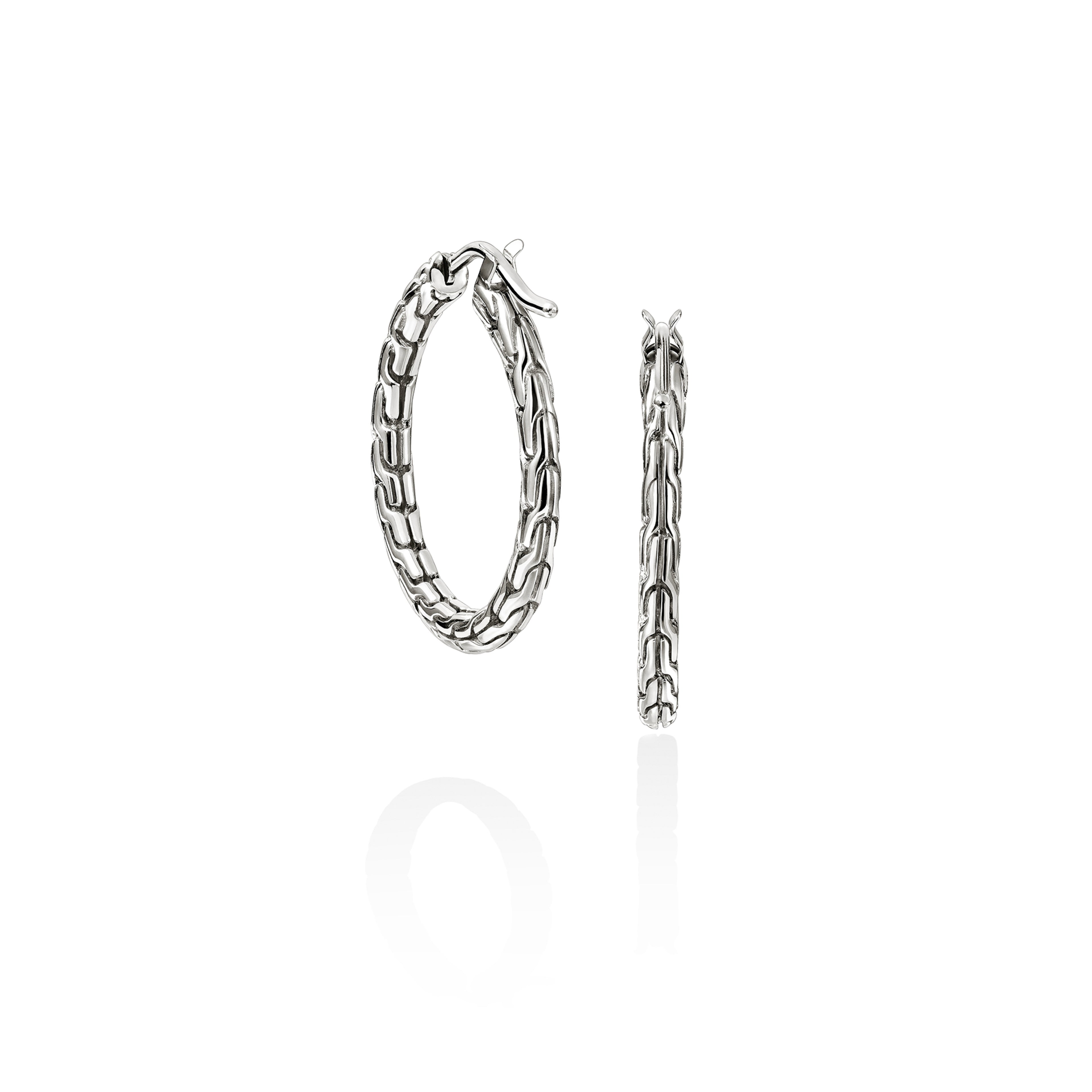 John Hardy JH Essential Hoop Earrings, 22MM - Carter's Collective Fine Jewelry