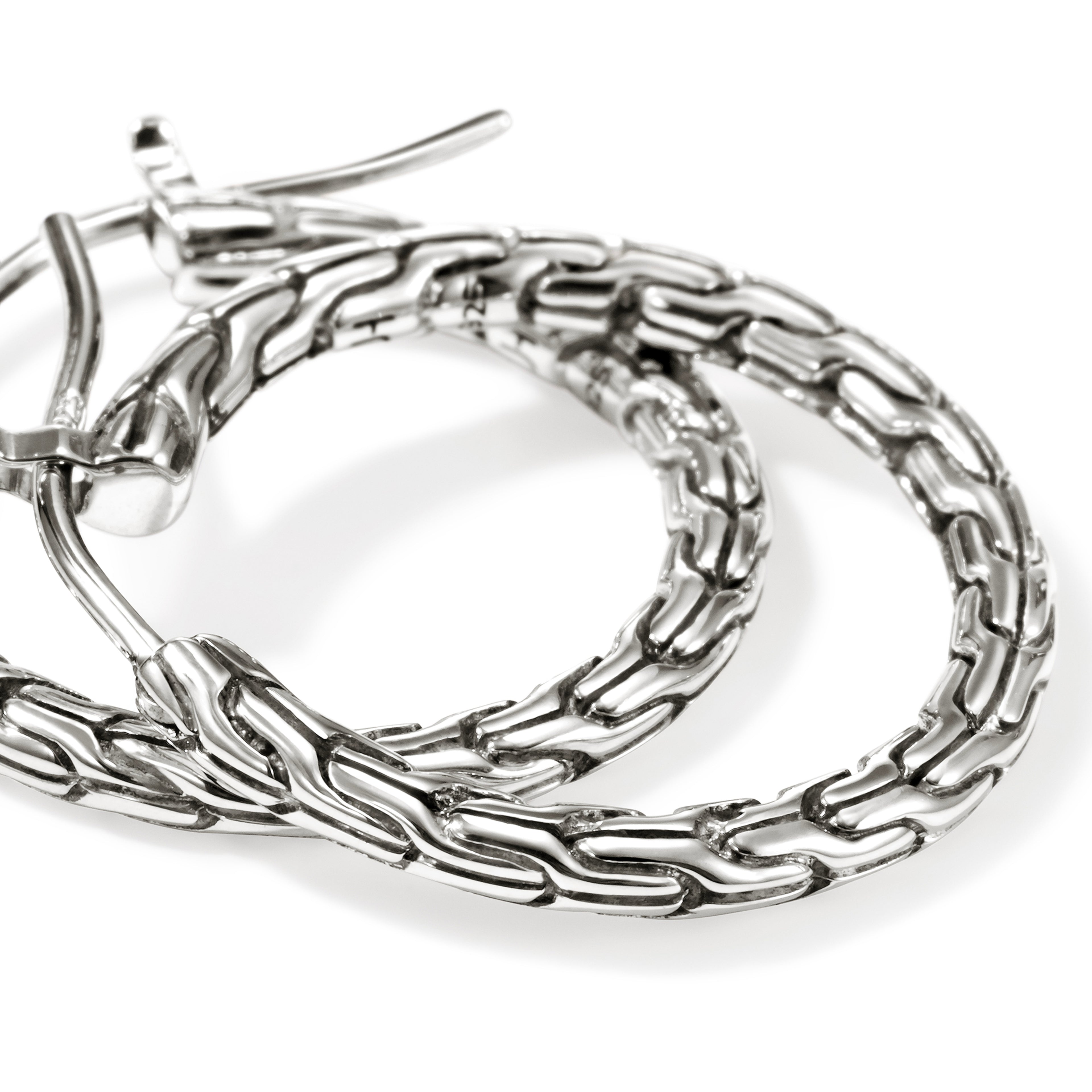 John Hardy JH Essential Hoop Earrings, 22MM - Carter's Collective Fine Jewelry