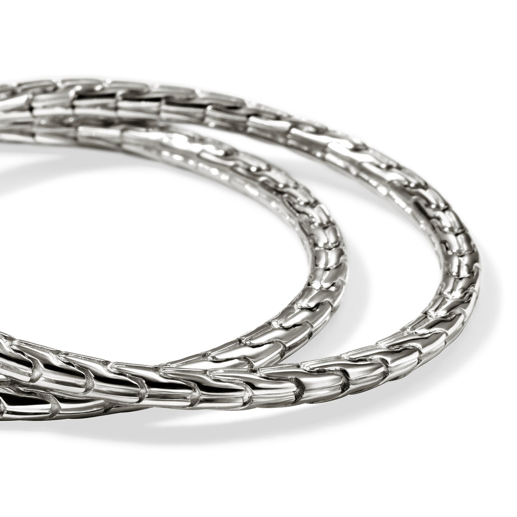 John Hardy JH Essential Flex Hoop Earrings, 39MM - Carter's Collective Fine Jewelry