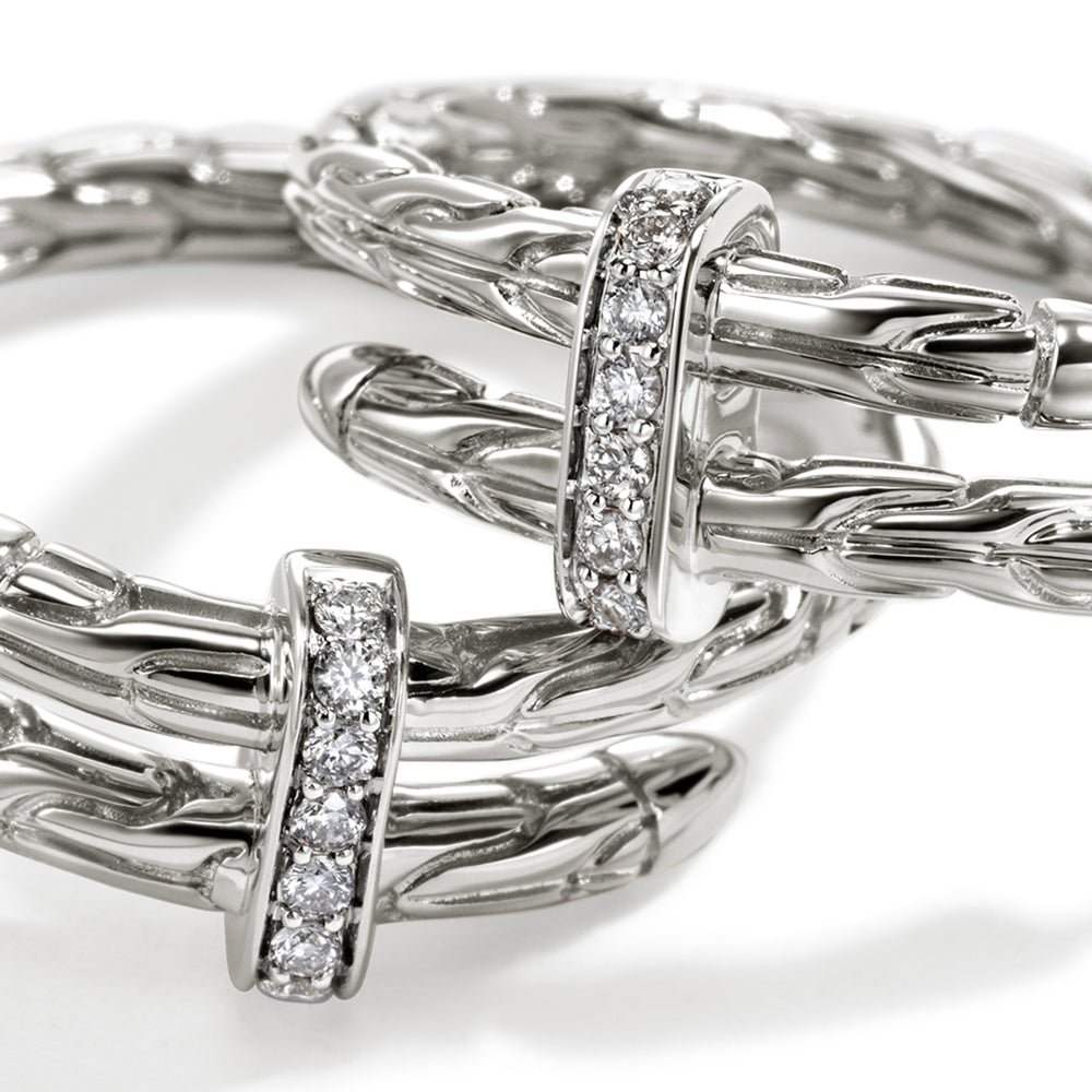 
                  
                    John Hardy Spear Hoop Earring, Diamonds, 0.12 CTTW - Carter's Collective Fine Jewelry
                  
                