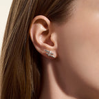 John Hardy Spear Stud Earrings, Diamonds, 0.12 CTTW - Carter's Collective Fine Jewelry