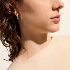 John Hardy JH Essential Crossover Earring, Gold & Sterling Silver - Carter's Collective Fine Jewelry