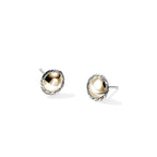 John Hardy JH Essential Stud Earring, Gold & Sterling Silver - Carter's Collective Fine Jewelry