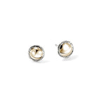 John Hardy JH Essential Stud Earring, Gold & Sterling Silver - Carter's Collective Fine Jewelry