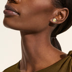 John Hardy JH Essential Stud Earring, Gold & Sterling Silver - Carter's Collective Fine Jewelry
