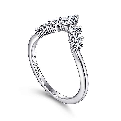 Curved Diamond Anniversary Band, 0.49 CTTW - Carter's Collective Fine Jewelry