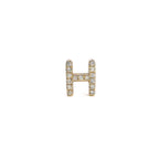 Diamond Initial Slider Charm, 0.04cttw - Carter's Collective Fine Jewelry