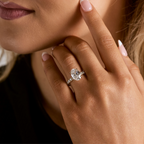 Hydrangea Customizable Lab Grown Diamond Engagement Ring - Carter's Collective Fine Jewelry