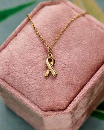 Hope & Honor Awareness Ribbon Charm Necklace