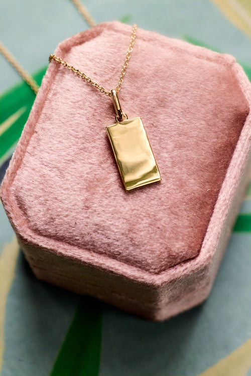 Personal Engravable Tag Necklace