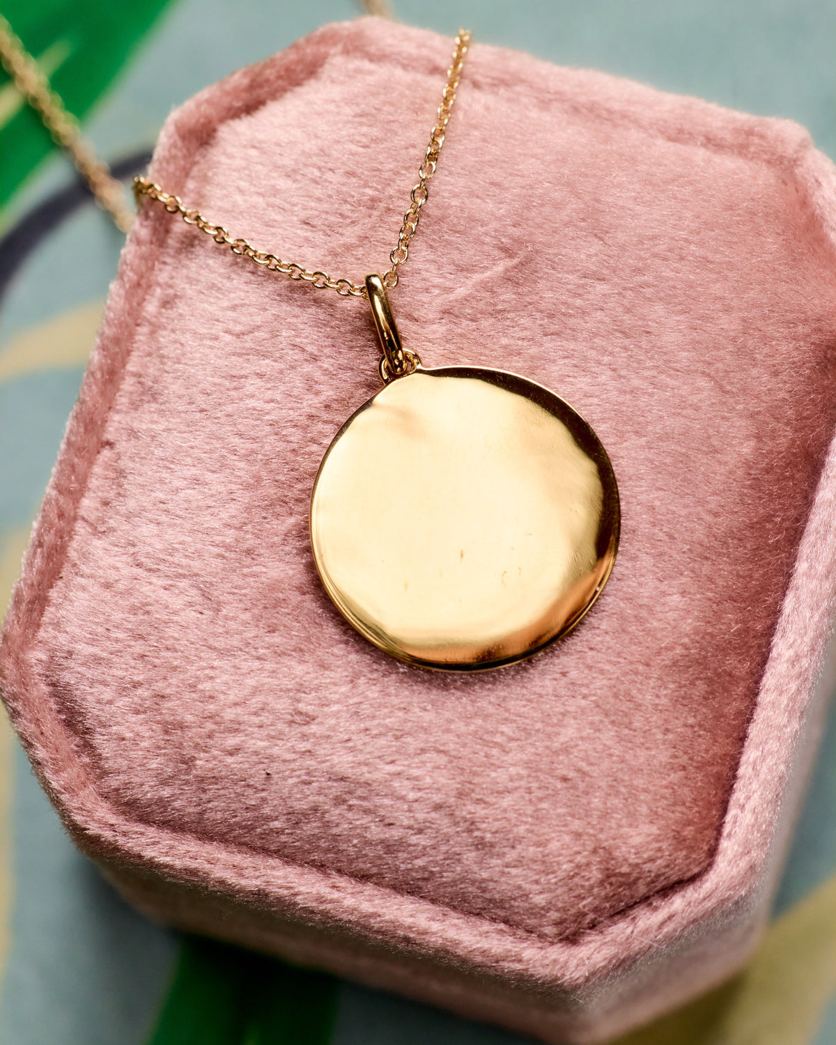 Personal Engravable Disc Necklace
