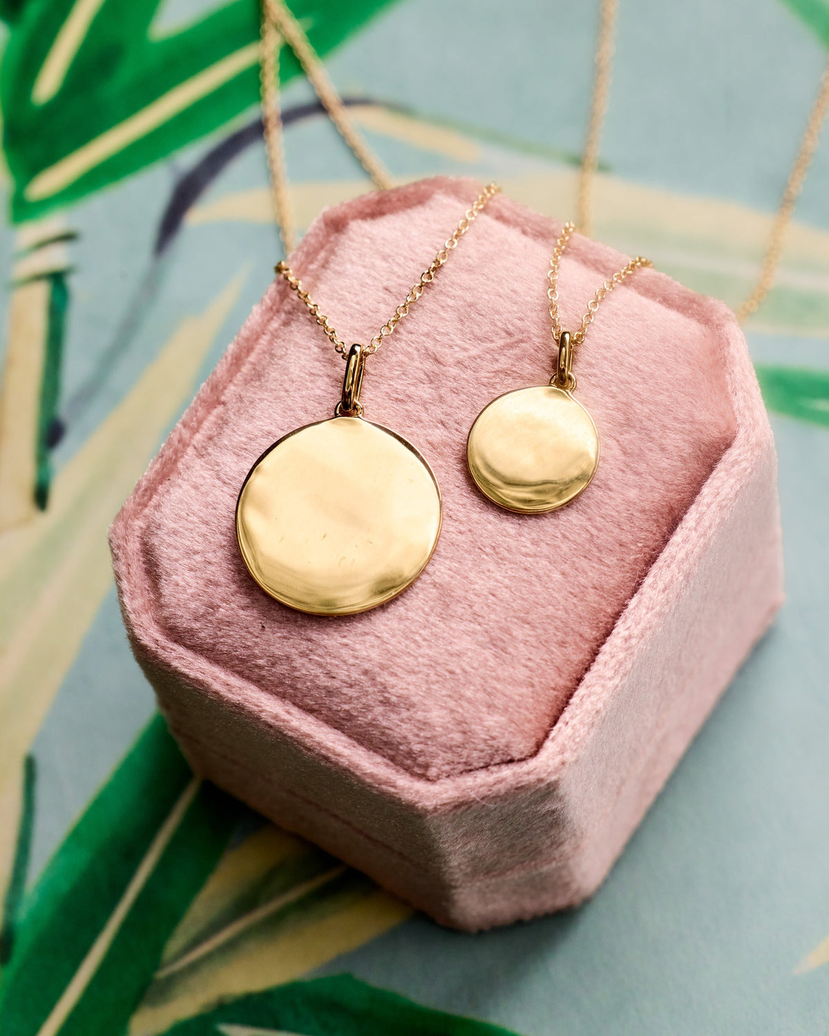 Personal Engravable Disc Necklace