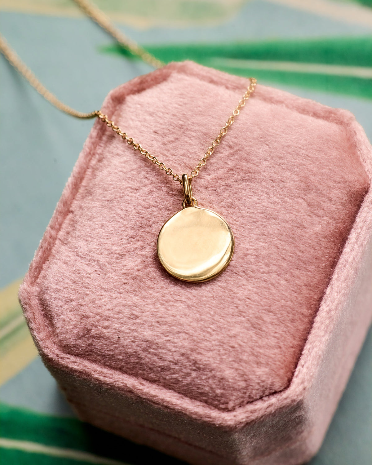 Personal Engravable Disc Necklace