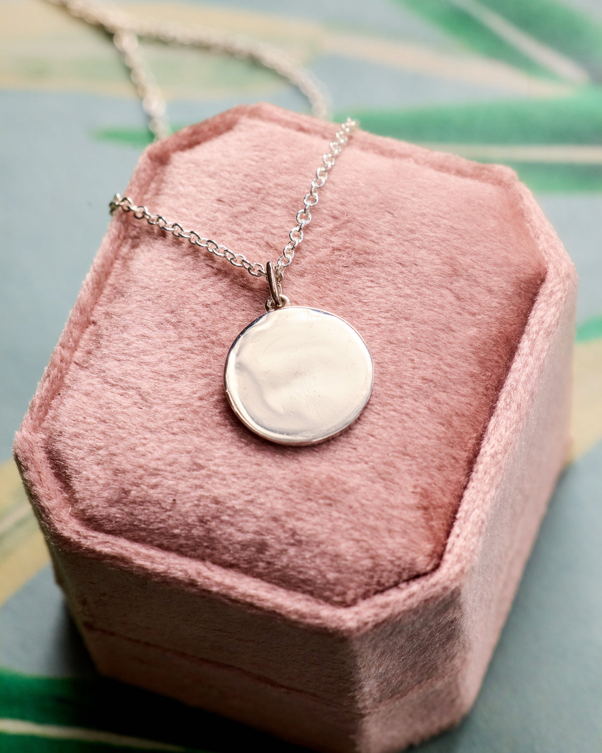 Personal Engravable Disc Necklace