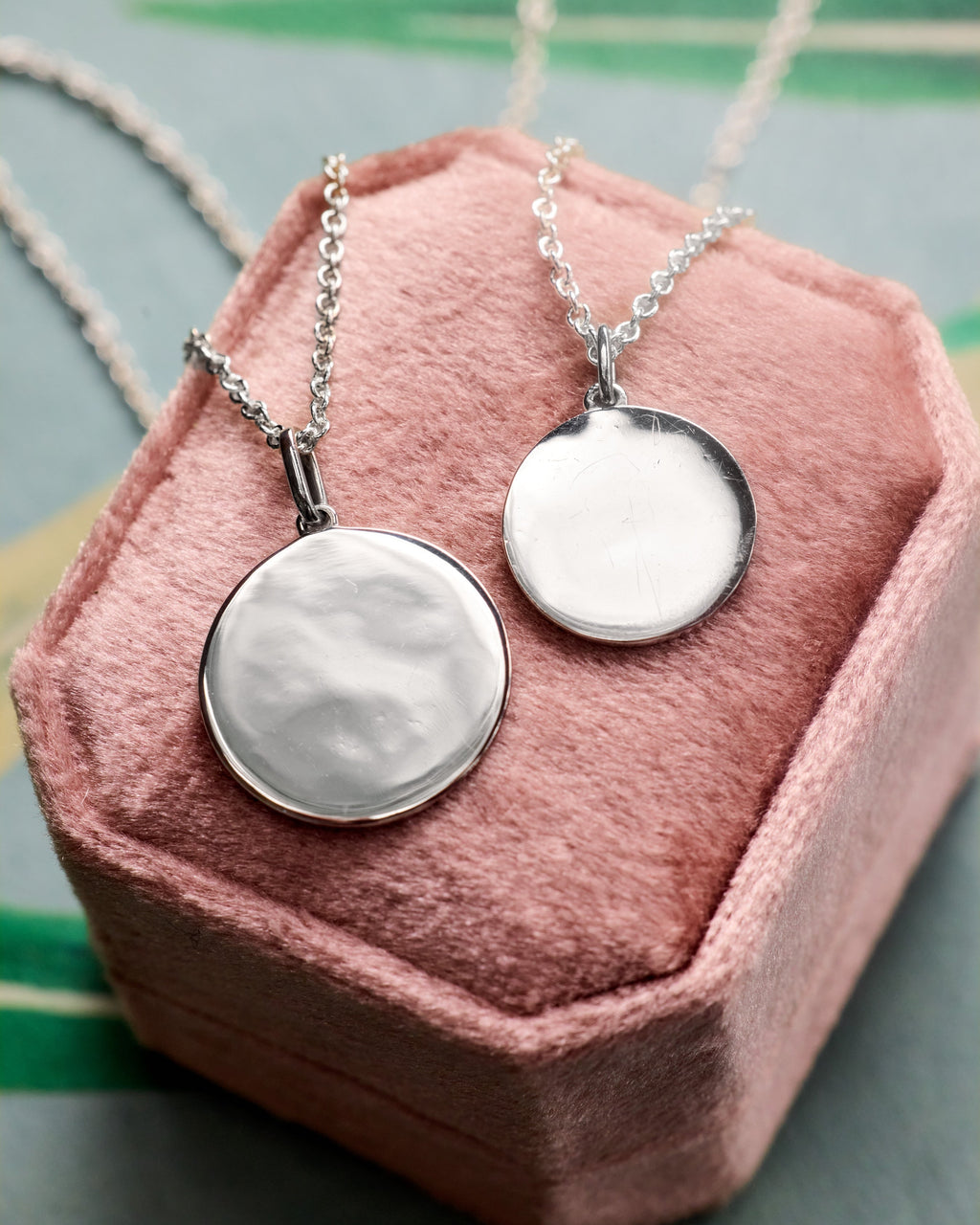 Personal Engravable Disc Necklace