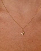 Transformation Fluted Butterfly Necklace