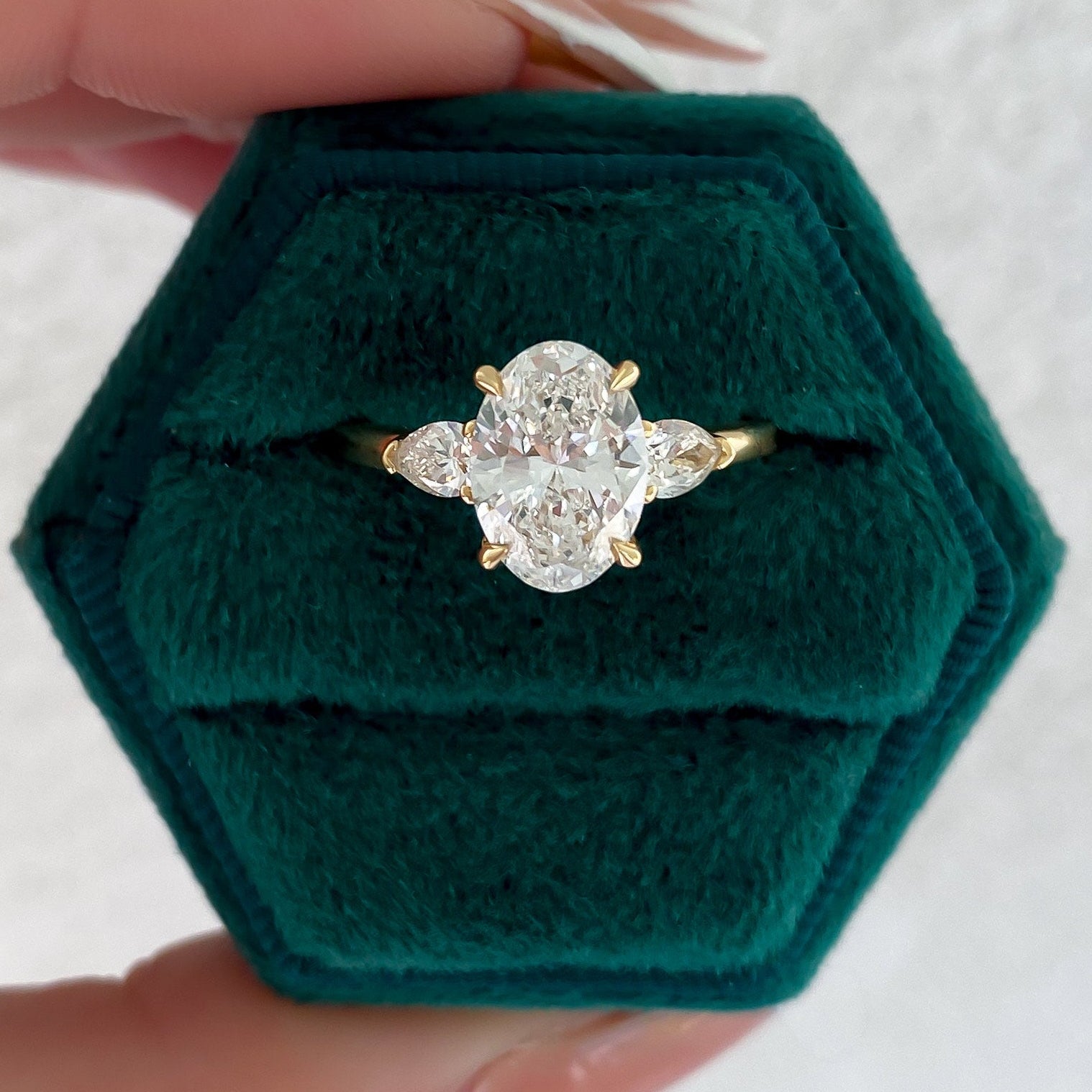 Daisy Customizable Lab Grown Diamond Engagement Ring - Carter's Collective Fine Jewelry