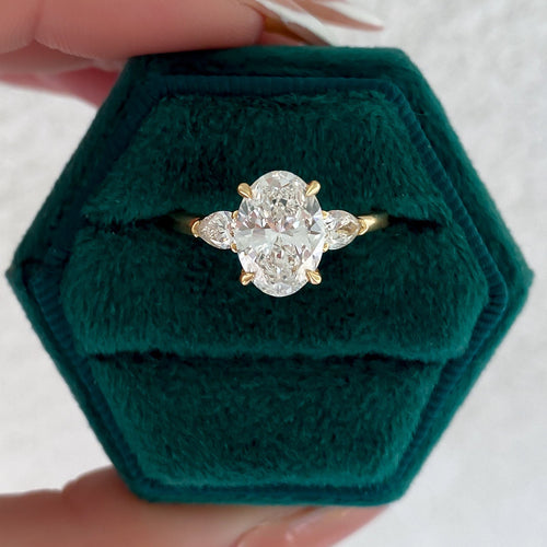 Daisy Customizable Lab Grown Diamond Engagement Ring - Carter's Collective Fine Jewelry