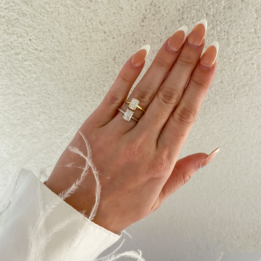 
                  
                    DOORBUSTER: Lab Grown Radiant Diamond Dahlia Solitaire Engagement Ring, 1 CTTW - Carter's Collective Fine Jewelry
                  
                