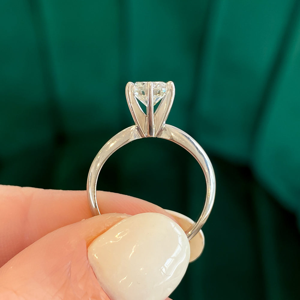 
                  
                    Previously Loved Round Natural Diamond Engagement Ring
                  
                