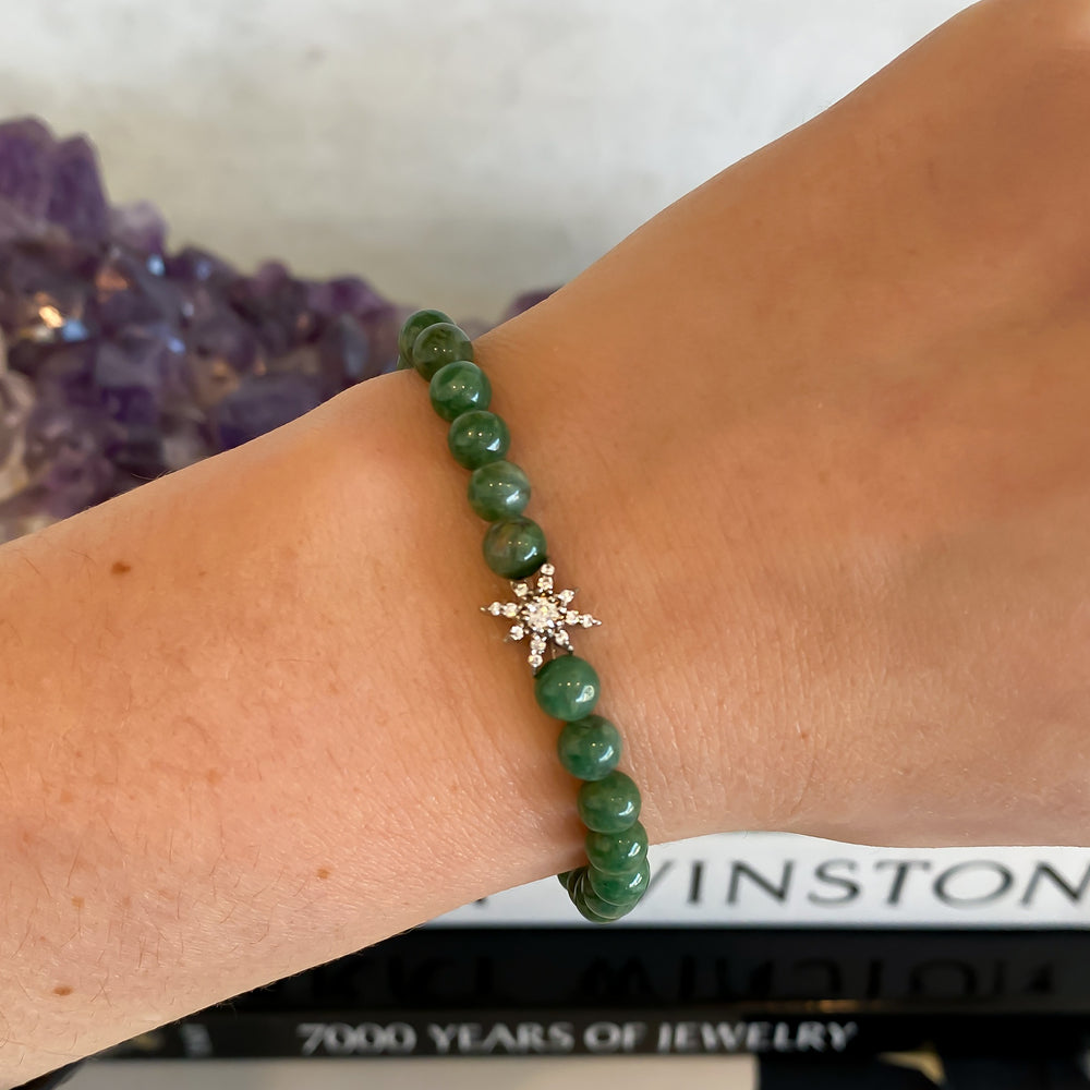 Korean Jade Stretch Bracelet