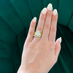Yellow Gold Flat Spacer Band, 4mm